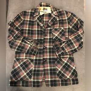 Vtg 60’s mens Pendleton wool chore coat size M